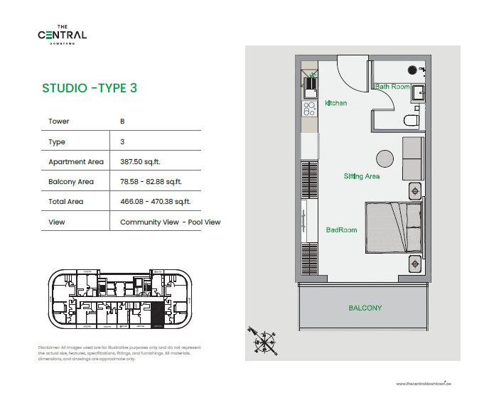 1 Bedroom Type-1
