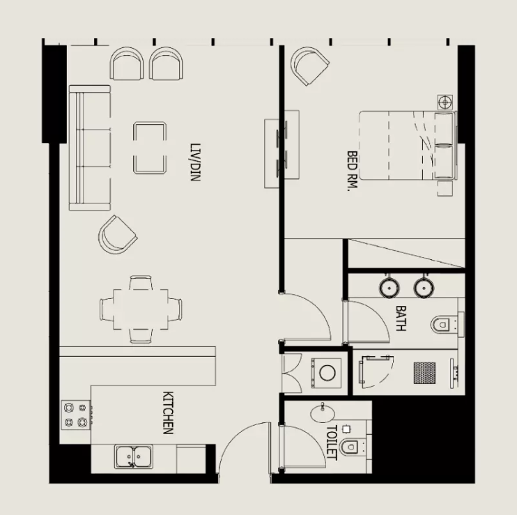 1 Bedroom Type-1