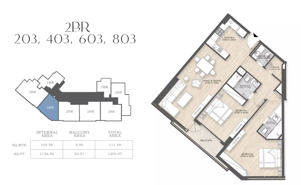 2 Bedroom Type-1