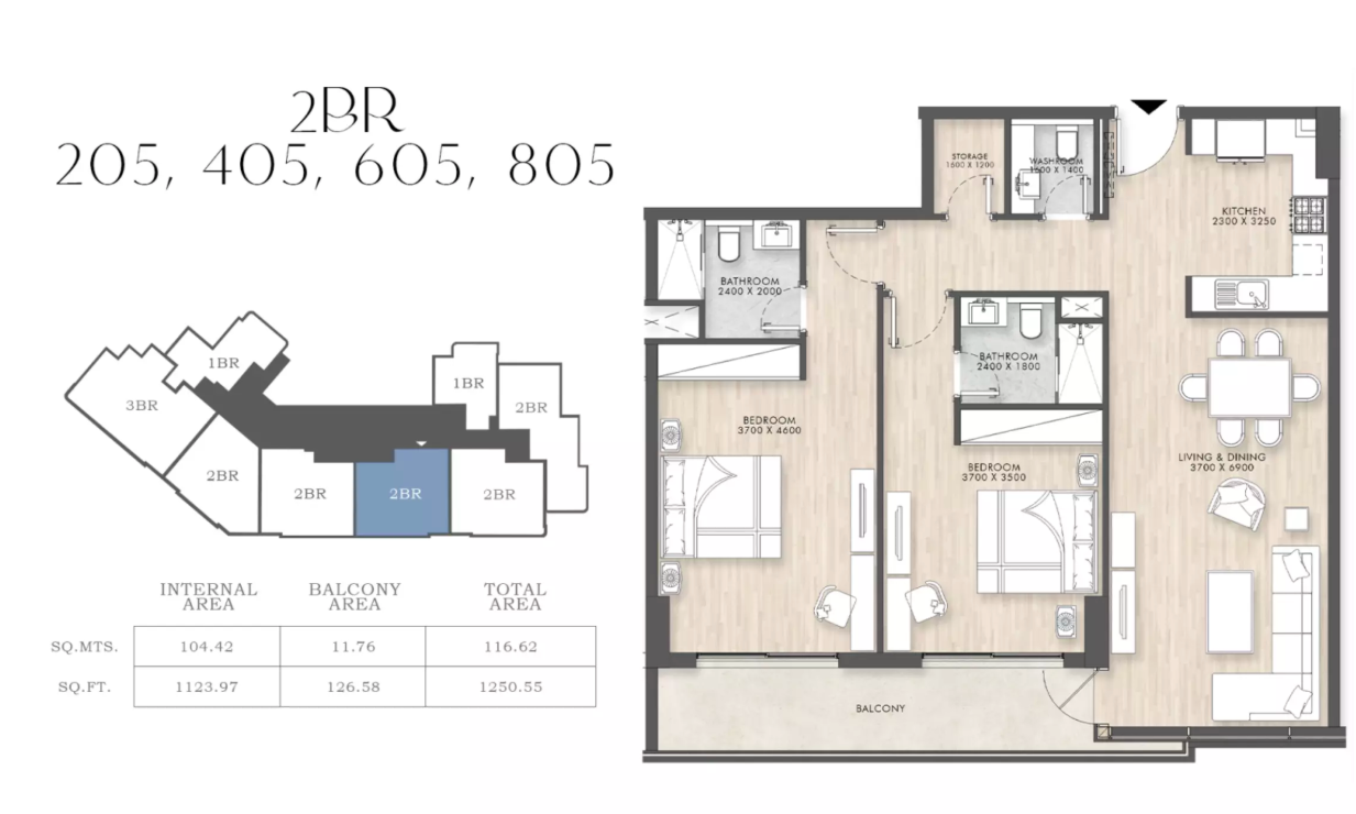 2 Bedroom Type-8
