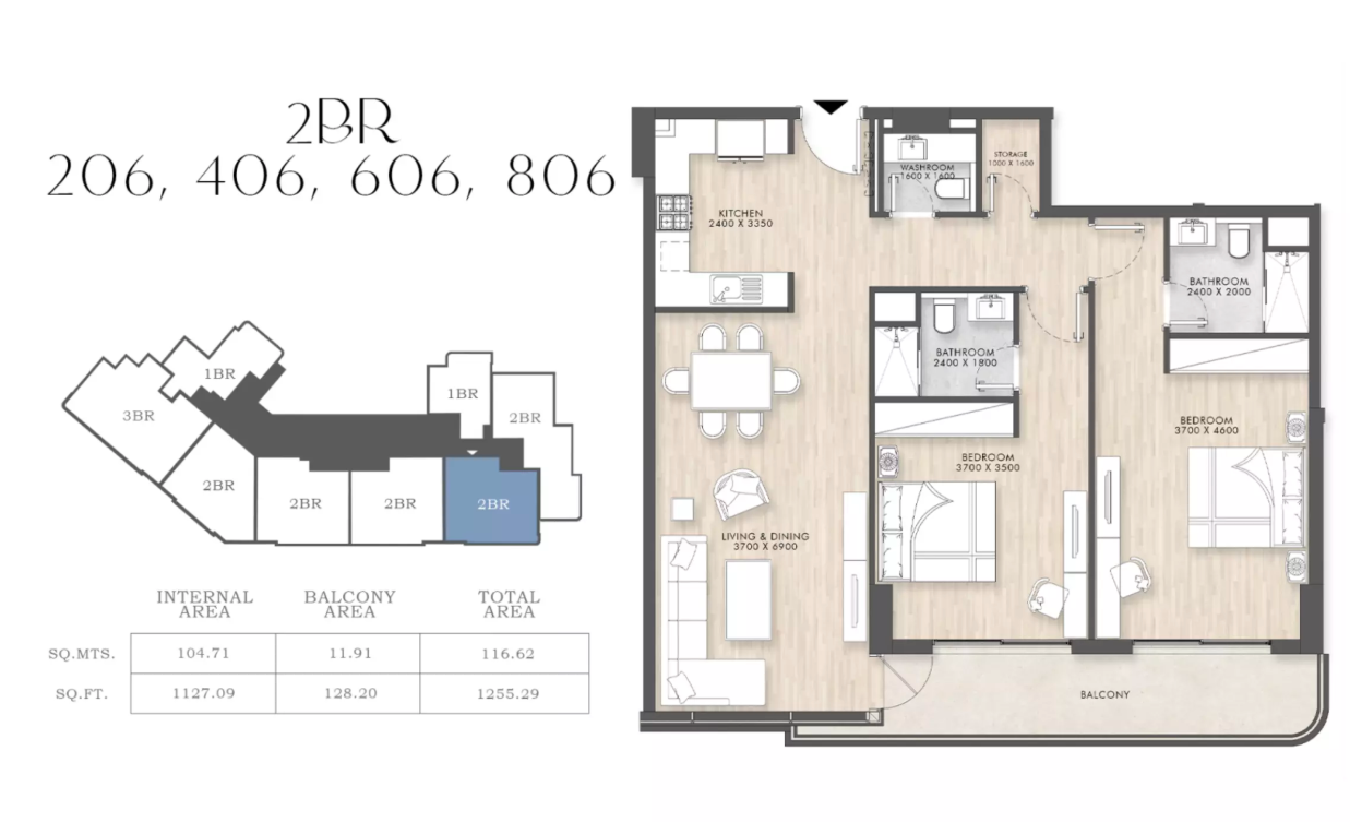 2 Bedroom Type-9