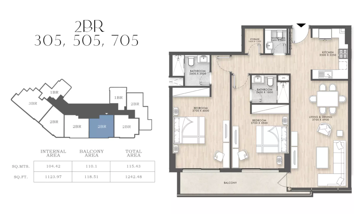 2 Bedroom Type-12