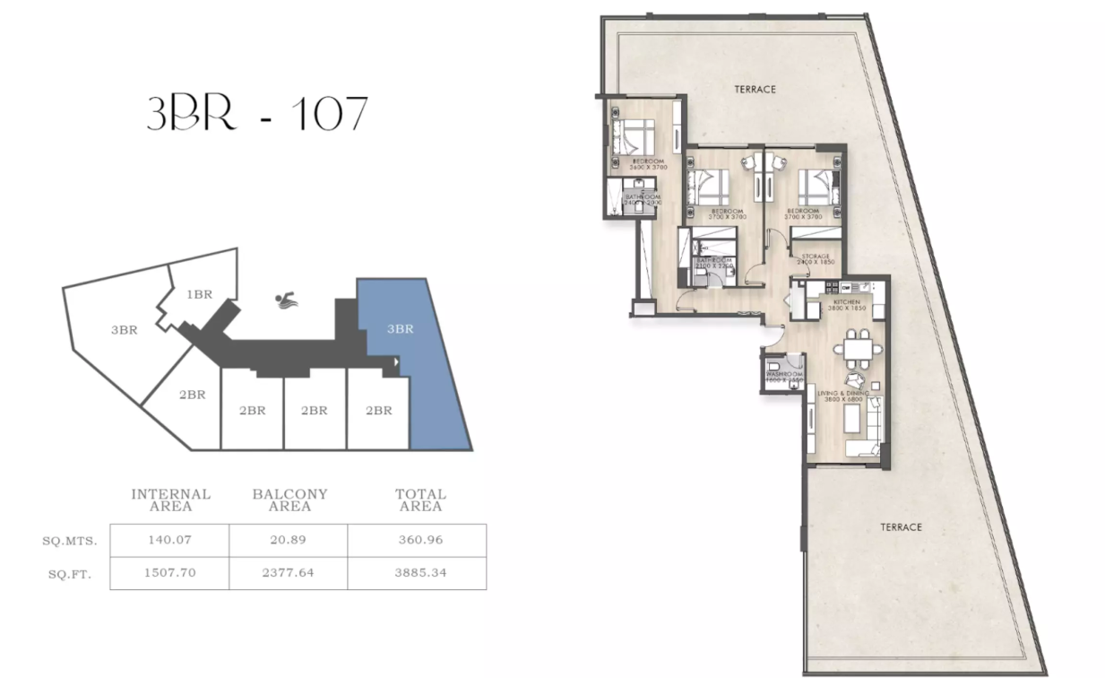 3 Bedroom Type-2